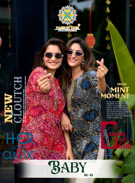 Baby Vol 4 By Passion Tree Rayon Printed Wholesale Short Top Suppliers In Mumbai
